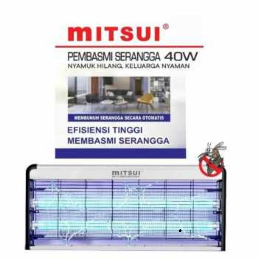 PERANGKAP NYAMUK PEMBASMI SERANGGA MITSUI MIK 02 INSECT KILLER 40 WATT