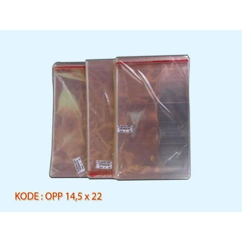 

Plastik opp 14,5 x 22 isi 100pcs
