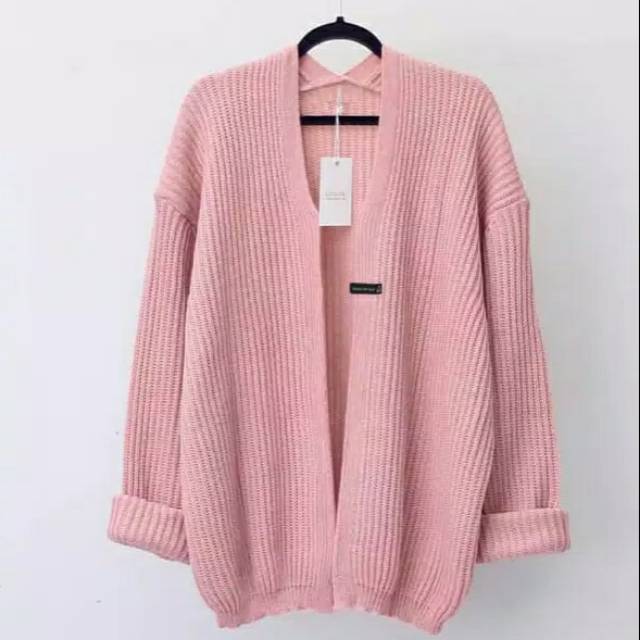 Cardigan Rajut Bigsize || Cardigan Bershka Import Bangkok