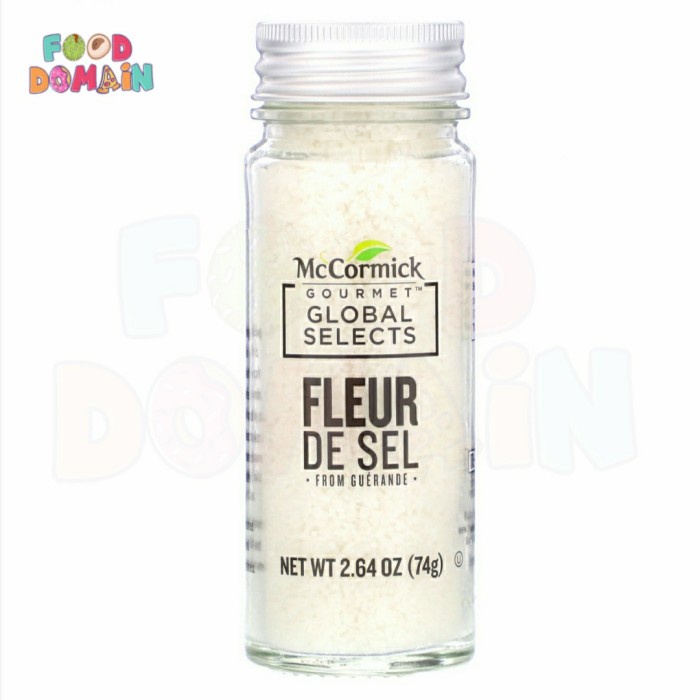 

McCormick Gourmet Fleur De Sel Geurande French Sea Salt 74g