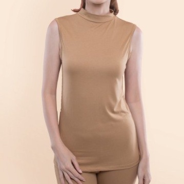 TURTLENECK [ ALLSIZE ] daleman wanita tangan bolong / tanktop turtleneck / daleman lehertinggi