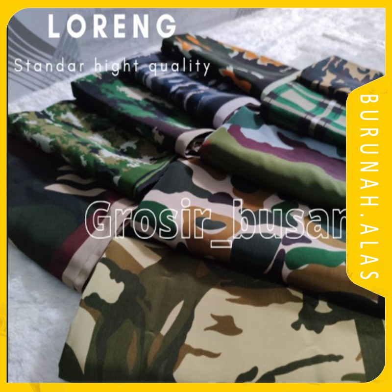 SARUNG LORENG ARMY / TNI / BANSER / AU