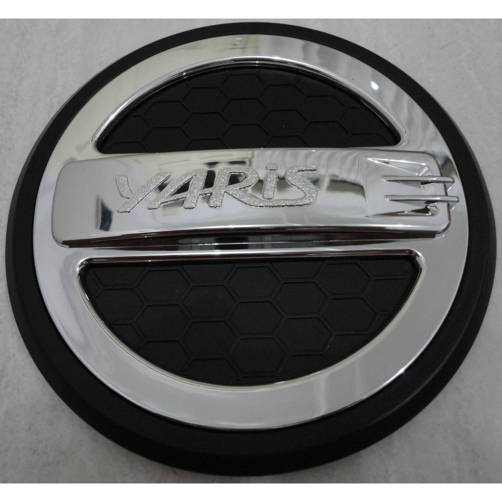 Tank Cover Import Hitam Toyota Yaris Lama Old Tutup Tangki Bensin
