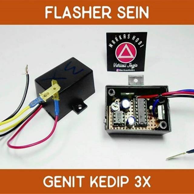 Flasher sein genit kedip 3x motor