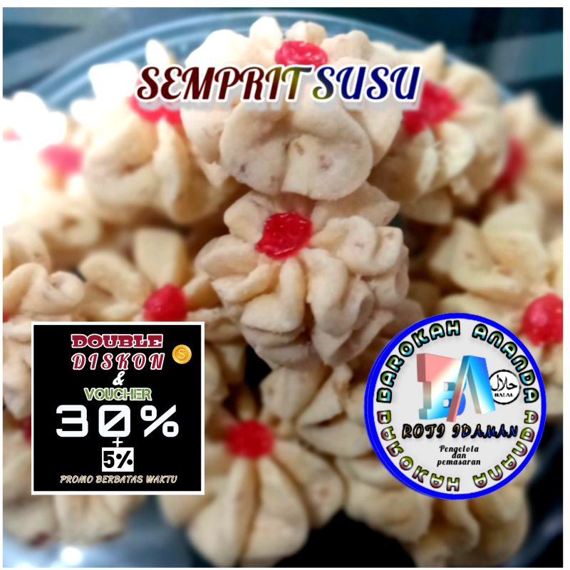 

Semprit Susu Keju T500gr kue lebaran MN1+