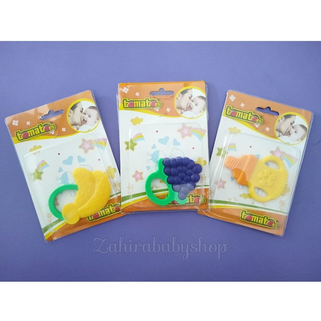 Gigitan Bayi, Silicone Tomatoes, Teether Bayi