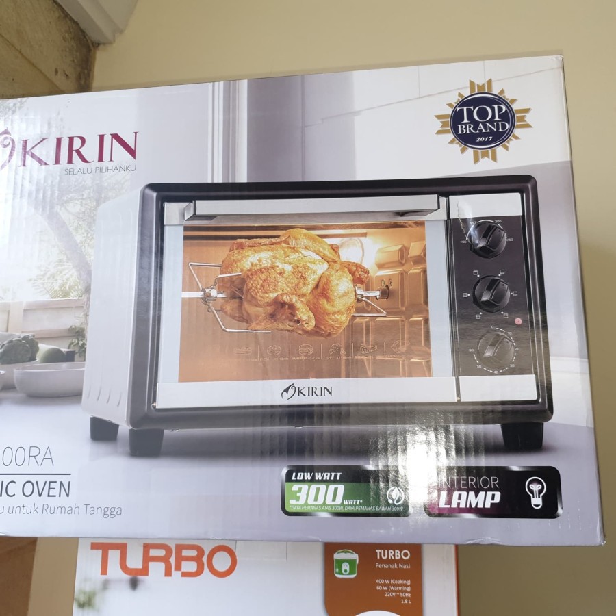 Kirin KBO200RA Low Watt – Oven Toaster Stainless 20 Liter