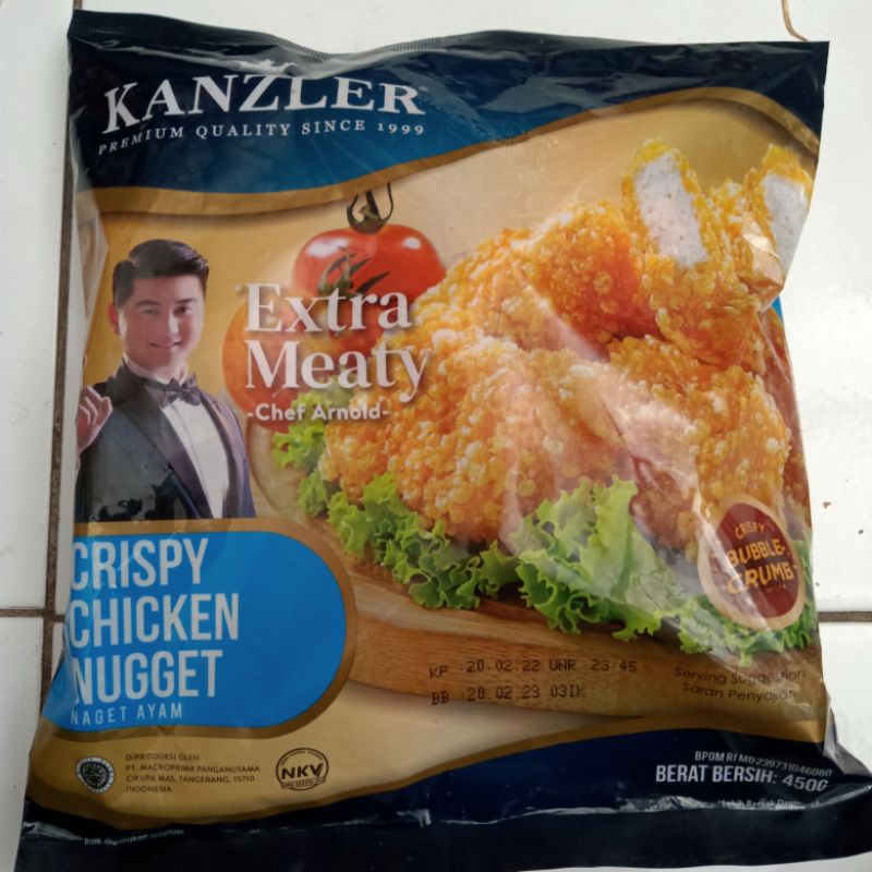 

KANZLER CRIPSY CHICKEN NUGGET (wajib cekout BUBBLE WRAP)