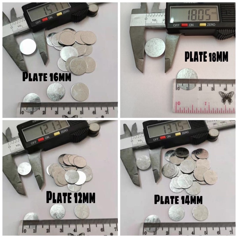 500pcs plate besi atau lempengan plate besi untuk magnet