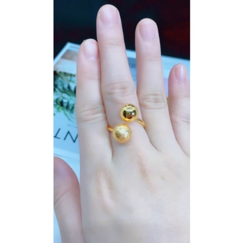 Cincin xuping  boba gold perhiasan  kesenian  CN108