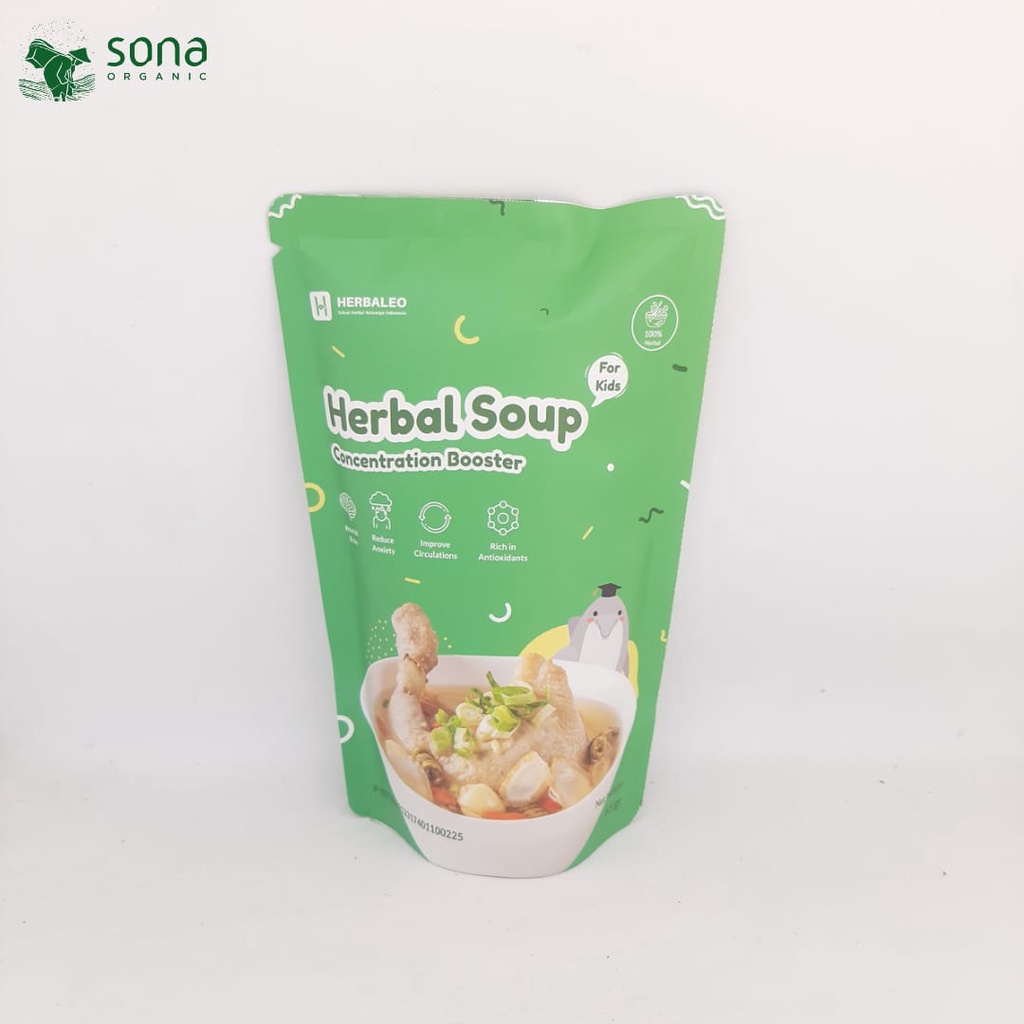 

Sup Herbal Kesehatan Anak 65g- Herbaleo - Konsentrasi Otak+Daya Ingat
