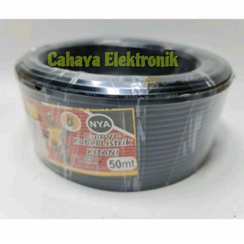Kabel Listrik nya 2.5 mm Kitani 50 Meter / Kabel Tunggal NYA Kitani 2.5mm 50 Meter