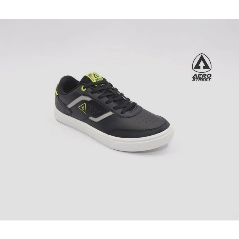 Aerostreet Tokyo Hitam | Size 41 | Original - Sepatu Sneakers Casual Pria Wanita Aero Street