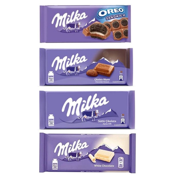 Jual COKLAT MILKA OREO DAN SUSU JERMAN 100g &300 g.HALAL Shopee Indonesia