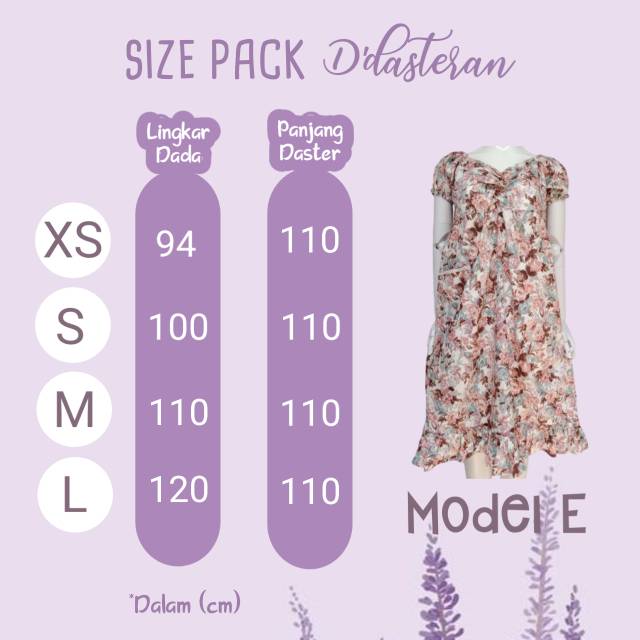 Daster katun Jepang model E kiky collection ori