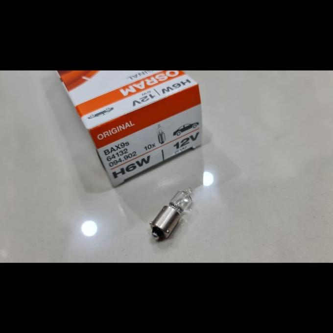 ><><><] bohlam dop H6W BAX9s 12v OSRAM ferrari porsche harga 100.000