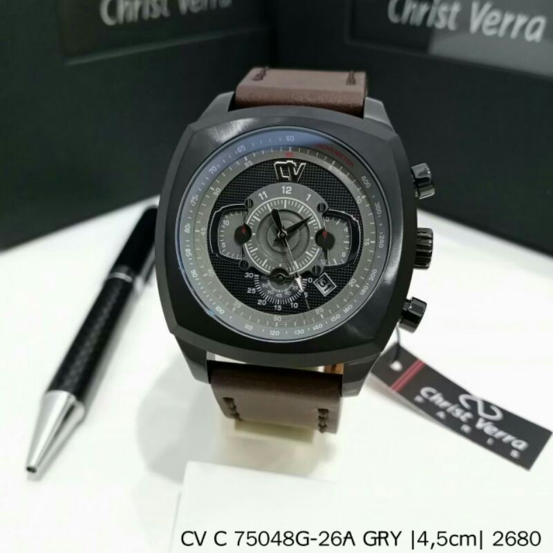 CHRIST VERRA CV C 75048G COWOK PRIA LEATHER KULIT