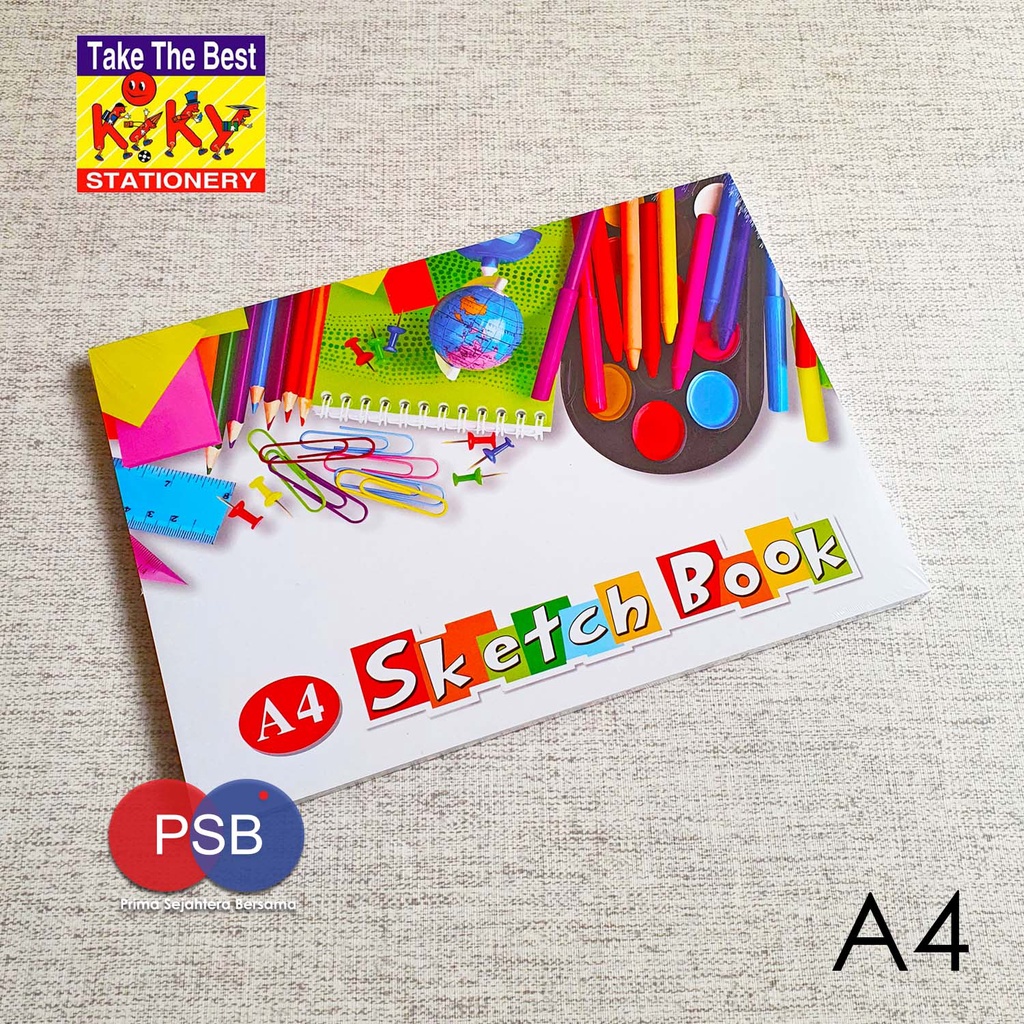

Kiky Sketchbook A4 / Buku Sketsa A4 JunDW