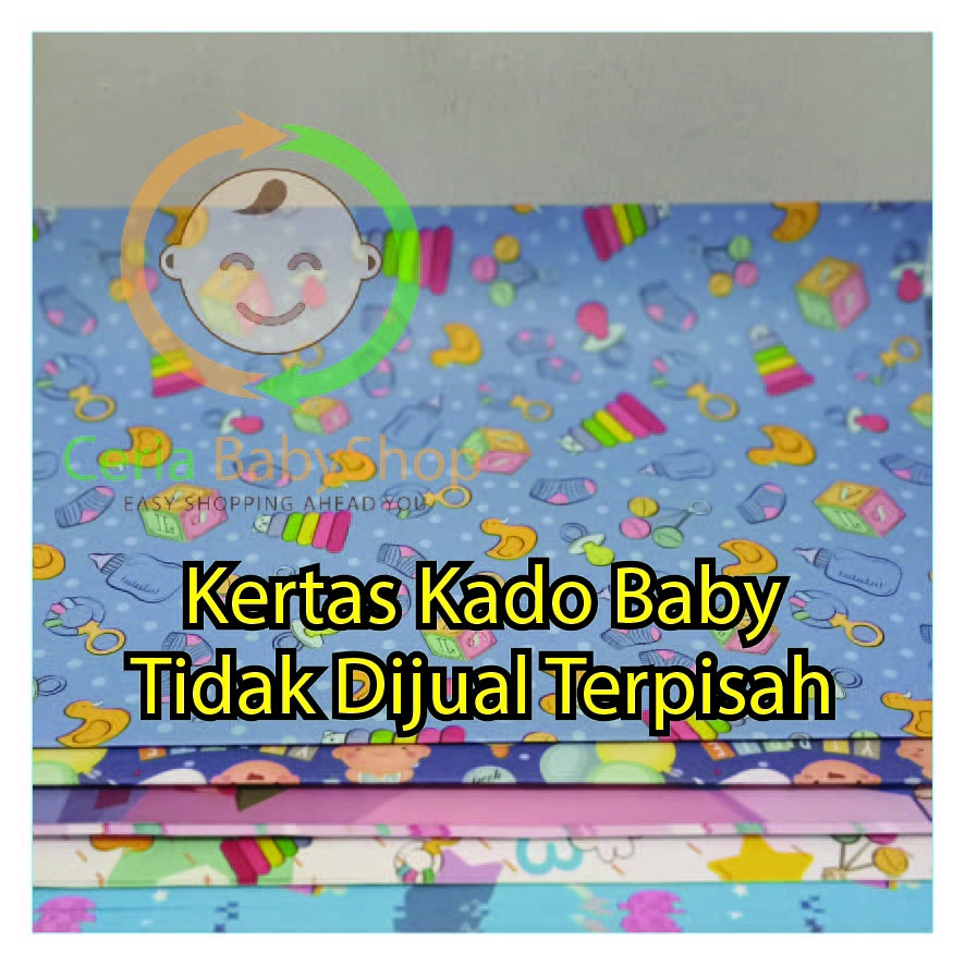 

EKSTRA PACKING KERTAS KADO / TAMBAHAN KERTAS KADO / EKSTRA BUNGKUS KERTAS KADO MOTIF BAYI