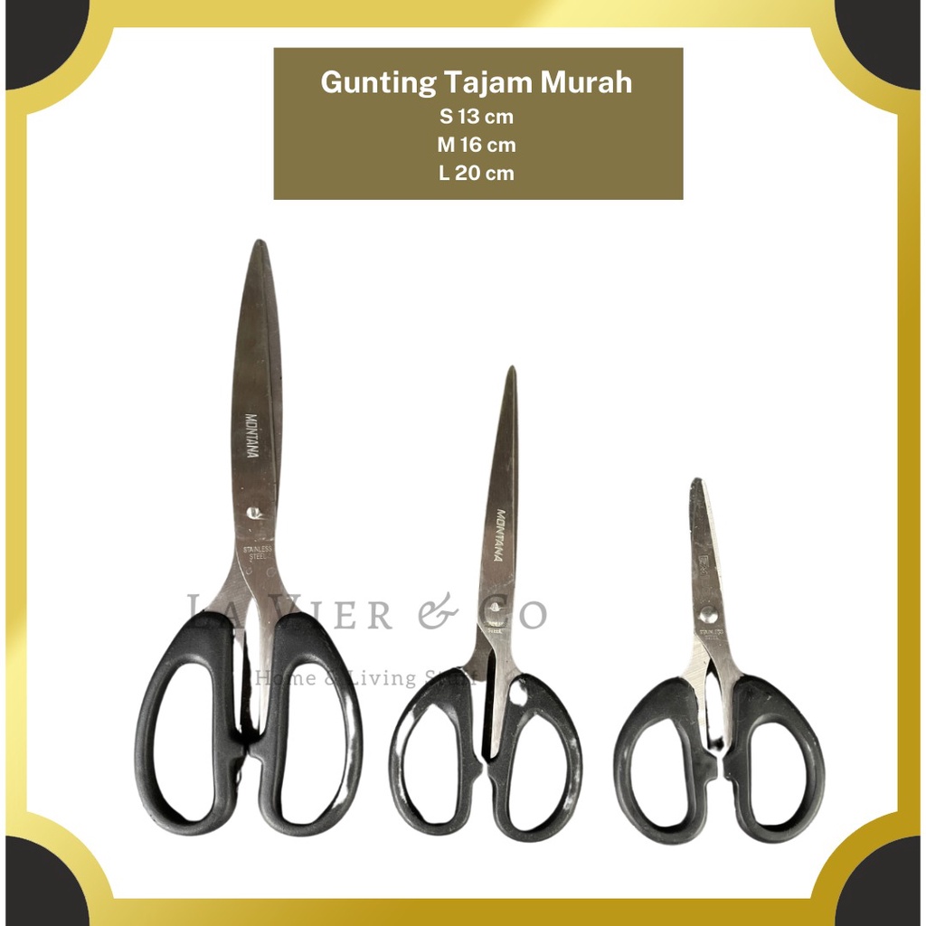 

Gunting Kertas Besar Stainless Orignal Scissors STI 180