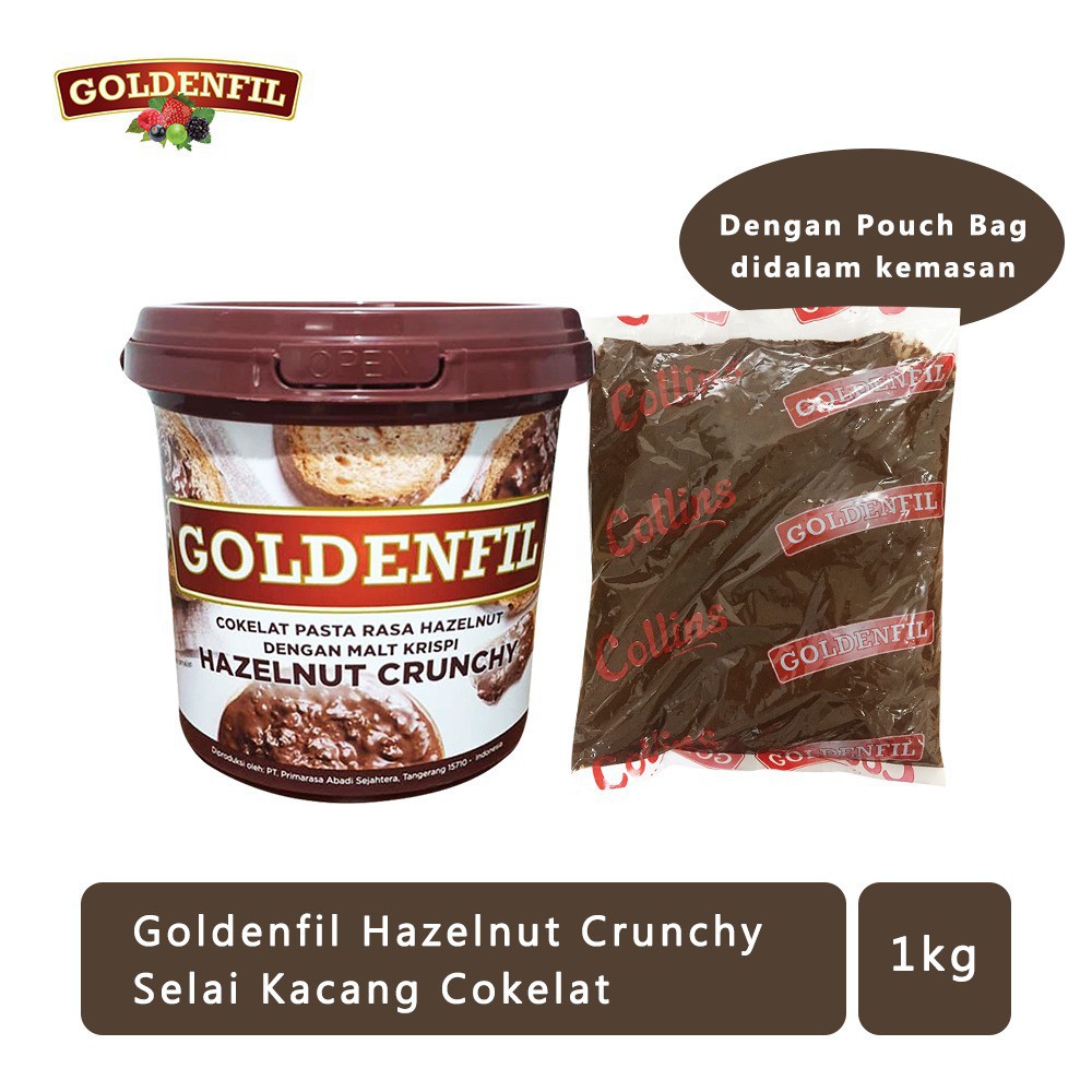 

Goldenfil Hazelnut Selai Kacang Cokelat Crunchy - 1kg