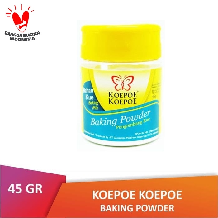 

Ht62D Btl Koepoe Koepoe Baking Powder 45 Gr | Pengembang Kue Kupu Kupu Ht52Hh