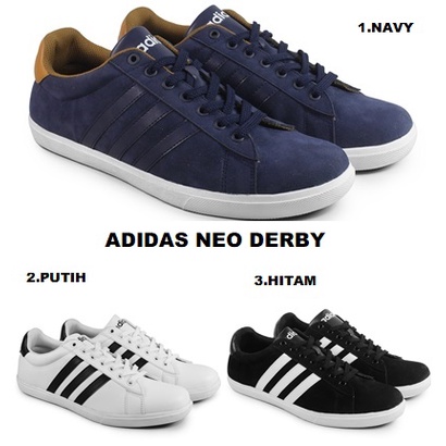 Sepatu Pria Addidas Derby Terbaru Sepatu Sekolah Fahioin Keren Santai Termurah