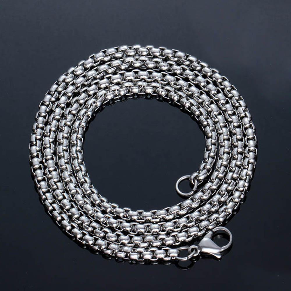 Lily Kalung Stainless Steel Pesta Wanita Pria Hip Hop Statement