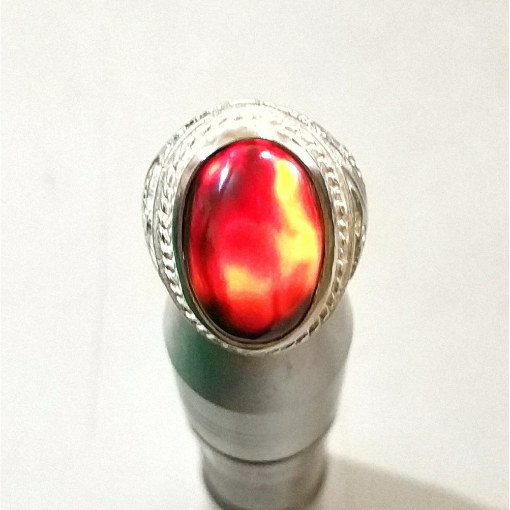 CINCIN BATU AKIK NATURAL YAMAN WULUNG MERAH KRISTAL