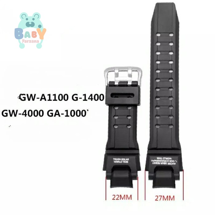 TALI JAM G-SHOCK GA-1000 GA1000 RUBBER STRAP TALI CASIO G-SHOCK GA1000