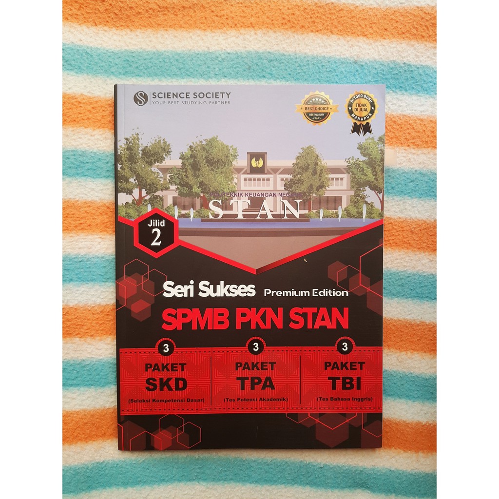[PREMIUM] BUKU SERI SUKSES SPMB PKN STAN SCIENCE SOCIETY (jilid 2)
