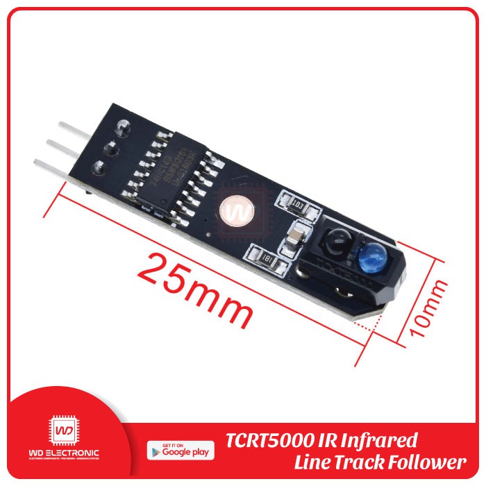 TCRT5000 IR INFRARED LINE TRACKER FOLLOWER SENSOR