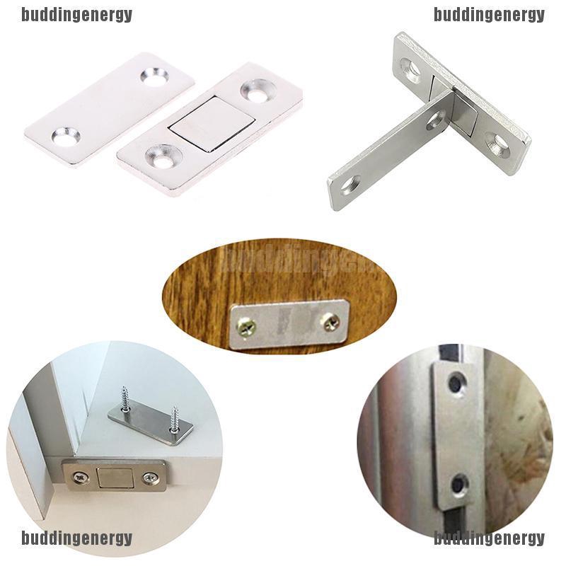 Budd Id 2pcs Magnetic Door Closer Catches Strong Magnet Catch Latch For Cabinet Cupboard Bj Shopee Indonesia