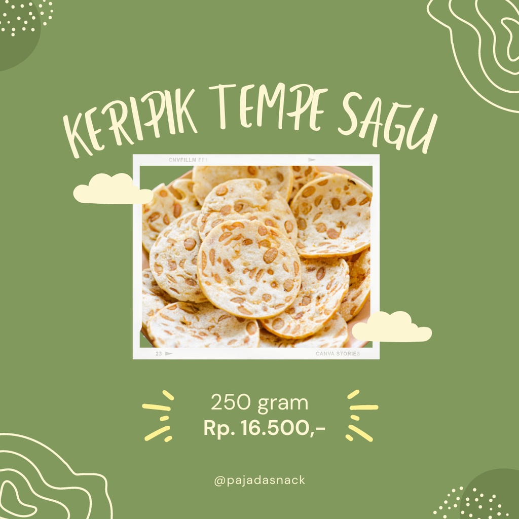 

keripik tempe sagu 1 kg / keripik tempe crispy / keripik tempe renyah