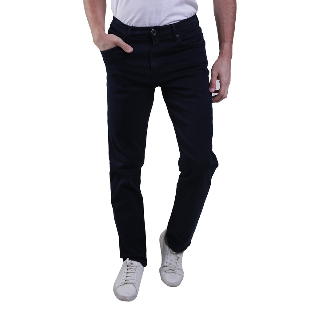 Celana Jeans Pria ZG BOSS Stretch Dark Blue ZG Regular Fit #JinsPriaKualitasTinggi #Celanaboss