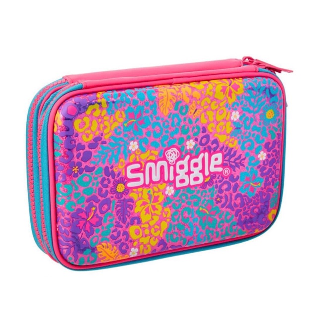 SMIGGLE Pencil Case Pink Fancy Tempat Alat Tulis