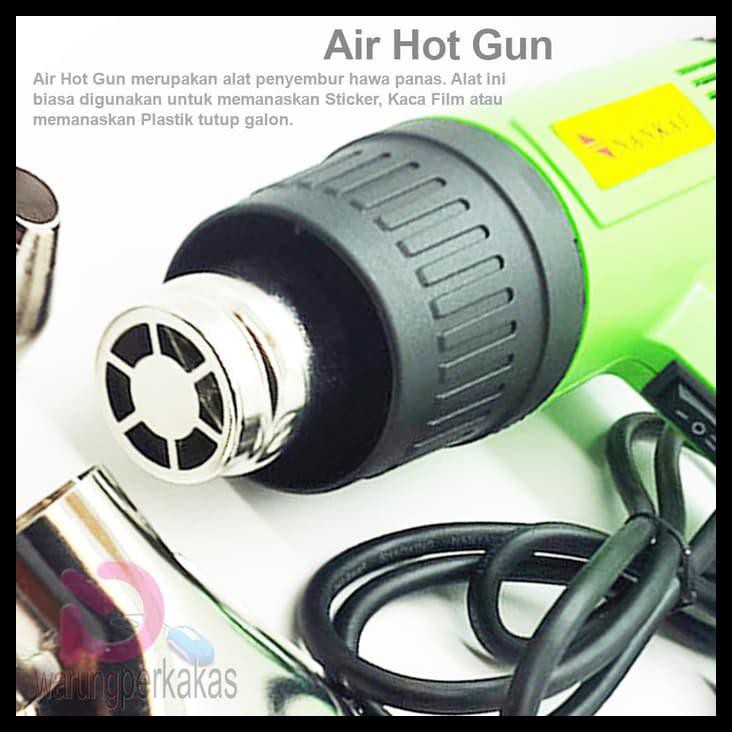 Hot Gun/ Hot Air Gun/ Pemanas Kaca Film/ Pemanas Sticker