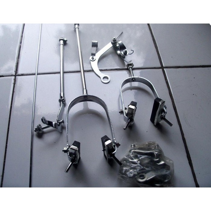 Paket Rem Sepeda Ontel I Onthel I karet I stik fullset Depan Belakang ML1332