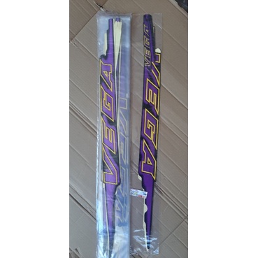 STIKER STRIPING LES BODY MOTOR YAMAHA VEGA LAMA HITAM UNGU
