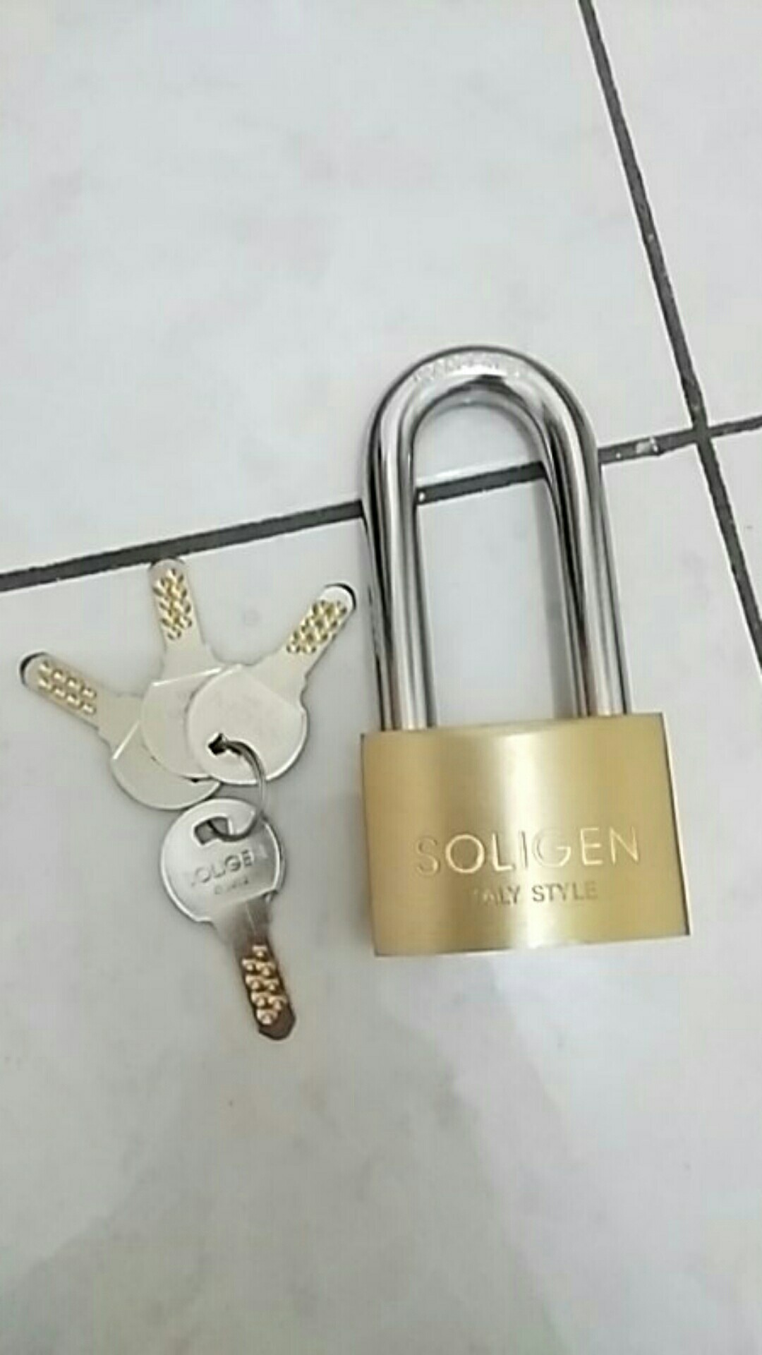 Soligen Gembok Pagar Anti Maling Karat Pintu Rumah Kuningan