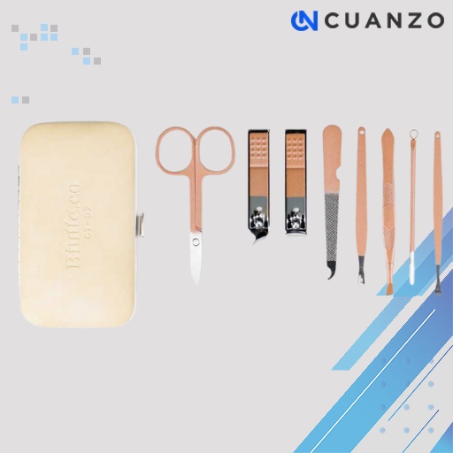 Gunting Kuku Nail Art Set Manicure Pedicure 8 PCS / Paket Alat Set Gunting Potong Pemotong Kuku Luru