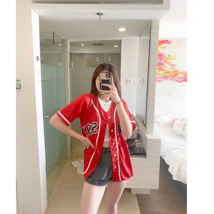 Menarik.. Baseball Jersey new york yankees grid premium shirt