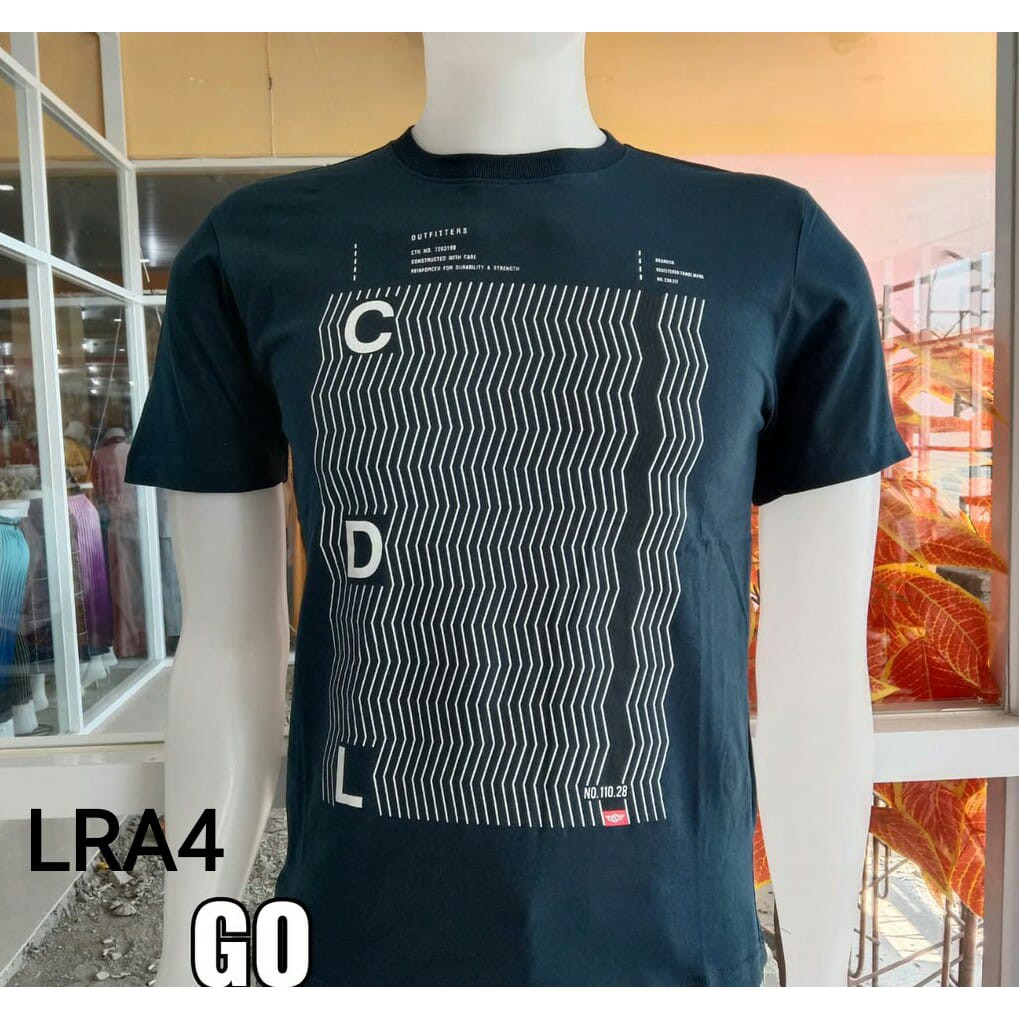 gof LRA CDL By (CARDINAL) KAOS T-Shirt Pakaian Pria Atasan Casual Santai Original Lengan Pendek