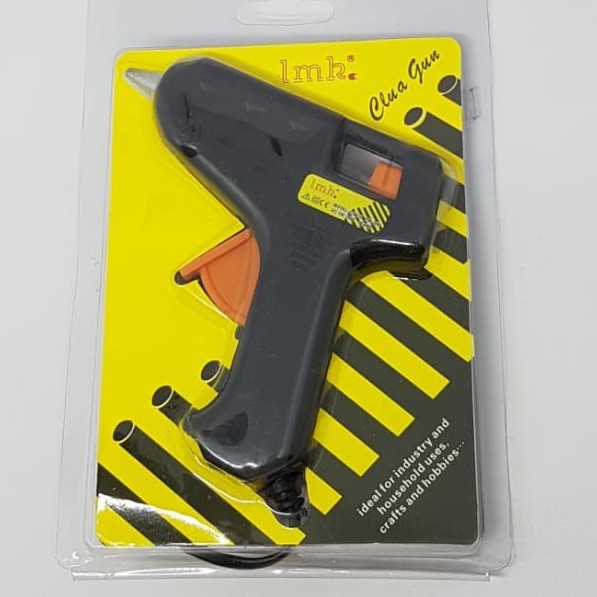 GLUE GUN MINI HITAM Lem Tembak Hot melt 20W