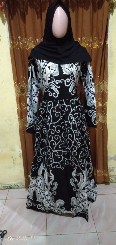 Maura Couple - Sania Ruffle Batik Couple Ori Ndoro Jowi Dnt Garansi Termurah  2593