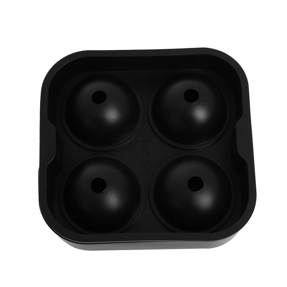 Populer4 /6 Grids Ice Ball Cube Tray Alat Baking Cocktails Whisky Cetakan Silikon