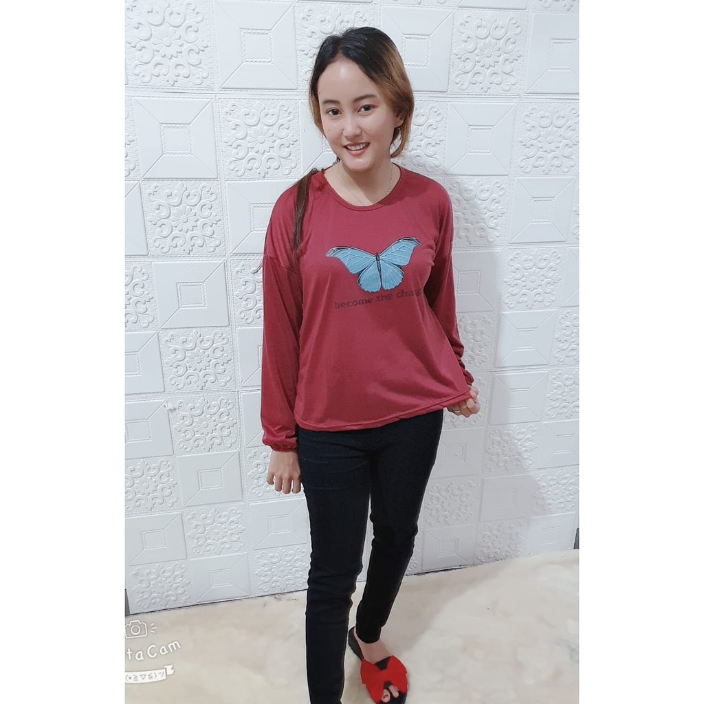 Lucy Top Blouse Butterfly Fit XL