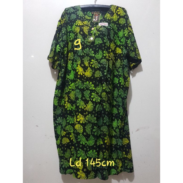 YULI - DASTER L5 REMEK LD 140 - 150 CM PB 110 CM BATIK KENCANA UNGU LABEL HITAM KUH-no 9