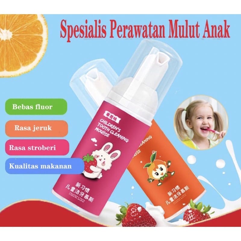 LARISTERUS79 Pasta gigi odol busa anak Training Toothbrush / Tooth Brush Baby Silicon toothpaste p013