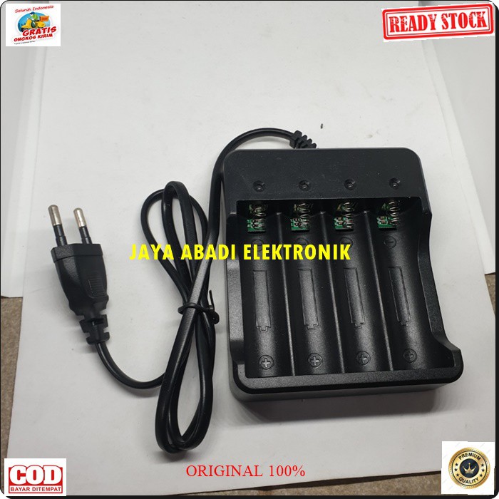 G407 ADAPTOR BTERAI CAS 3.7 VOLT 18650 ADAPTOR 4 SLOT PORT BATERAI CHARGER BATERAI BATU BATERAI VAPE VAPOR POWERBANK DLL TREVEL CAS CASAN BATERAI CAS CASAN BATERAI DUAL MULTI UNIVERSAL BISA SEGALA JENIS BATERAI 18650 3.7 VOLT